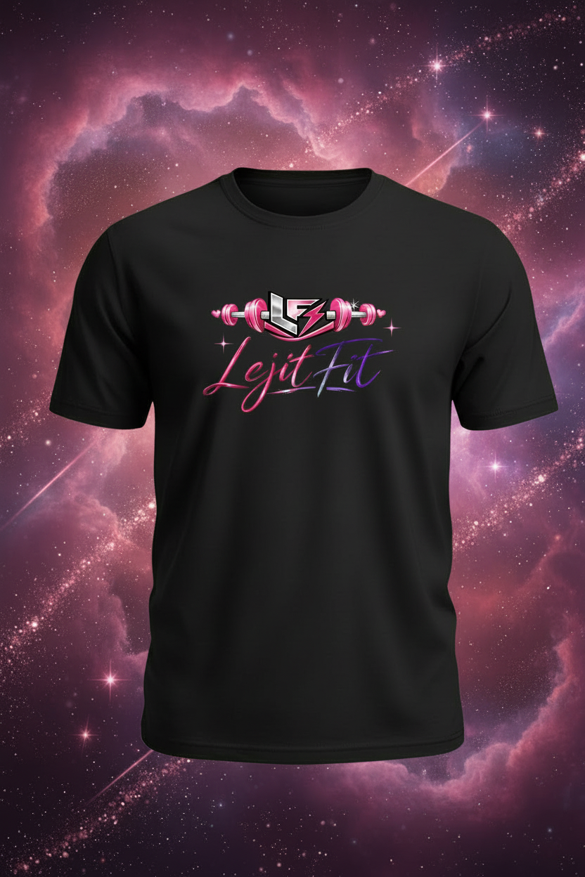 LejitFit Women's Black T-Shirt
